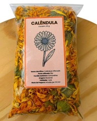 Calêndula Nacional - Pétalas de Calêndula Officinalis 20g - imagem 2