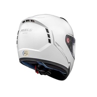 Capacete Peels Icon 23 Naked Fechado Branco/Prata - Segurança e Estilo para Sua Moto - imagem 5