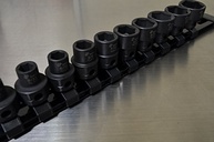 Kit 10 Soquetes de Impacto Nano Perfil Baixo Astro Pneumatic 1/4" a 3/4" SAE (Modelo 78310) - imagem 3