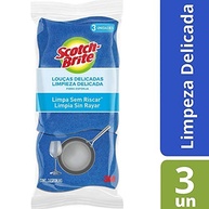 Esponja Scotch-Brite Não Risca Azul - 3 Unidades | Limpeza Segura e Eficiente - imagem 4