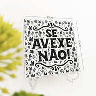 Quadro Se Avexe Não! Frases Nordestinas em Azulejo – Decore com Humor e Tradição Nordestina - imagem 3