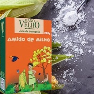 Kit 4X: Amido de Milho Não Transgênico Mano Velho 200g - imagem 4