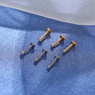 Piercing Titânio Zircônia: Labret, Helix e Nariz - imagem 2