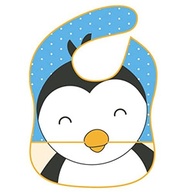 Girotondo Baby Babador Impermeável Pinguim - Proteção e Estilo nas Refeições do Bebê - imagem 3
