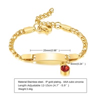 Pulseira Nome Bebê: Personalize com Pedra do Nascimento! - imagem 2