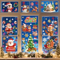 Adesivos de Natal para Janela - 9 Peças PVC Dupla Face Reutilizáveis - imagem 2