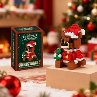 Estatueta de Urso para Decoração de Natal - Peça Decorativa Encantadora - imagem 1