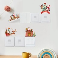 Adesivos de Interruptor de Natal - 4 Peças Decorativas para Casa e Escritório - imagem 3