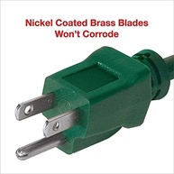 Cabo de Extensão Externo Clear Power 24,4m Verde Gramado - Ideal para Jardim e Decoração de Natal - imagem 3