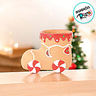 Vaso Bota Gingerbread: Decore seu Natal! - imagem 2