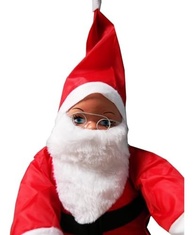 Papai Noel Subindo Escada - Enfeite Natalino Animado para Decoração Mágica - imagem 5