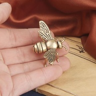 Estatueta de Abelha em Bronze - Decoração de Mesa e Escritório com Estilo Natural - imagem 5