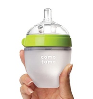 Mamadeira Comotomo Verde 150ml - Design Natural para Bebês Recém-Nascidos - imagem 3