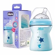 Mamadeira Chicco Step Up 250ml Azul - Bico Natural Feel Confortável - imagem 4