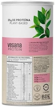 Hart's Natural Proteína Vegana Chocolate 450g, 25g de Proteína Plant-Based por Porção, Zero Açúcar, Sem Glúten, Sem Lactose, 100% Natural e Vegano - imagem 4