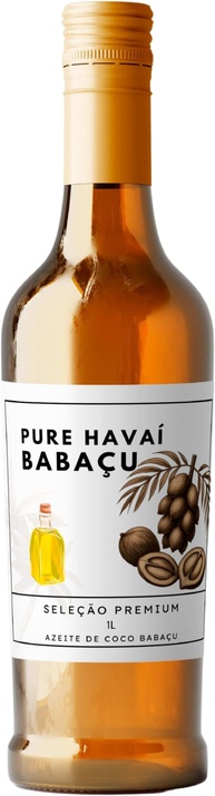 Azeite de Coco Babaçu Orgânico 1L - Saudável, Natural e Versátil - imagem 1