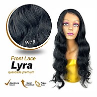 Peruca Lace Front Bio: Longa, Ondulada e Natural - imagem 1