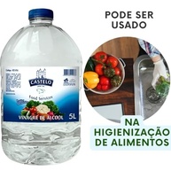 Castelo Vinagre Transparente 5L – Acidez 4% Para Saladas, Conservas e Limpeza Natural - imagem 4