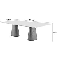 Mesa de Jantar Noronha 220cm: Elegância Natural - imagem 2