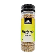 Mostarda Amarela grãos 100% Natural frasco 90g Kampo Ervas - imagem 1