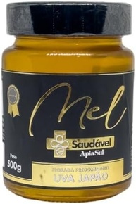 Mel + Saudável ApiaSul Florada Uva do Japão 500g - Puro & 100% Natural - imagem 4