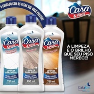 Casa & Km Limpador para Pisos Cerâmicas e Porcelanatos 750ml - Brilho Natural e Fragrância Sofisticada - imagem 3
