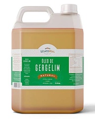 ÓLEO DE GERGELIM NATURAL 5 LITROS - SÉSAMO REAL - imagem 2