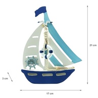 Mini Jangada Decorativa Náutica - Charme Marítimo para Casa de Praia - imagem 4