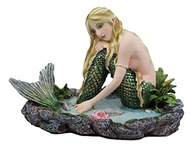 Estátua de Sereia Náutica Ebros - Mermaid by The Lagoon | Decoração Oceânica Fantasia - imagem 2