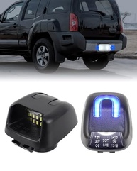 Ilumine Sua Nissan Navara: Kit Lâmpadas LED Placa Branca (2007-2019) - imagem 2