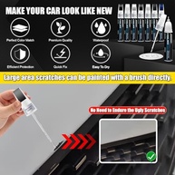 Tinta de retoque de carro (azul navarra metálico (LX5H/2D)) para Audi, kit de reparo de arranhões de pintura de carro, solução rápida e fácil de reparar, caneta removedor de arranhões 2 em 1 - imagem 5