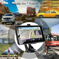 GPS para Caminhão e Veículos Comerciais: Navegação Inteligente 7" com Mapas Atualizados - imagem 4