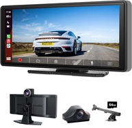 Tela CarPlay Sem Fio 10.26" 4K para Carro: Navegação GPS, Câmera 1080p e Android Auto Inteligente - imagem 1