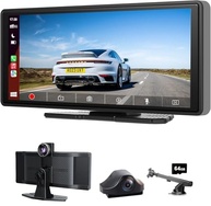 Tela CarPlay Sem Fio 10.26" 4K para Carro: Navegação GPS, Câmera 1080p e Android Auto Inteligente - imagem 2