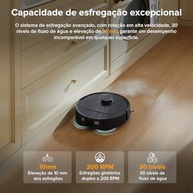 Roborock QV 35A - Robô Aspirador e Mop com Estação de Limpeza Automática, 8000Pa, Navegação LiDAR - imagem 3