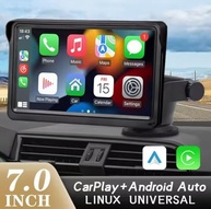 Central Multimídia Portátil 7" CarPlay & Android Auto: Navegação e Entretenimento no Seu Carro! - imagem 3