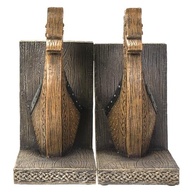 Suportes de Livros Dragon Viking - Design Nórdico com Detalhes de Navio para Decoração e Organização - imagem 4