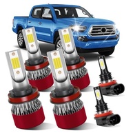 Kit 6 Lâmpadas LED H9/H11 para Toyota Tacoma 2016-2023: Farol Alto, Baixo e Neblina - Plug and Play - imagem 2
