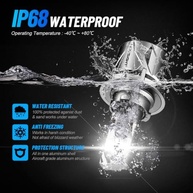 Lâmpadas LED Neblina H13 Novsight: 70.000 Lúmens, Branco Frio 6500K, 240W Ultra Brilhante - Instalação Rápida - imagem 5