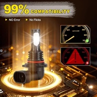 Lâmpadas Neblina 9006 HB4 800% Mais Brilho para Toyota Sienna 2006-2010 - Plug and Play - imagem 3