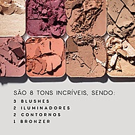 Face Palette Kit: Maquiagem Completa + Nécessaire - imagem 2
