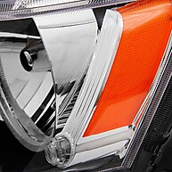 Farol Lancer 2011-2015 Foco Duplo com Mascara Negra - imagem 2
