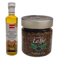 COMBO AZEITE TRUFA NEGRA 100 ML MONTOSCO + SALSA TARTUFATA 200 G LE IFE - imagem 2