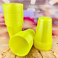 Kit Festa 50 Pessoas: Pratos, Copos e Garfos Neon! - imagem 2