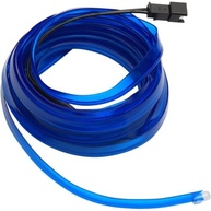 Fita de LED Azul 1M para Painel Interno de Carro - Iluminação Neon Tunning 12V - imagem 3