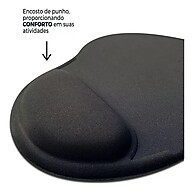 Mousepad Ergonômico com Suporte de Pulso em Gel e Neoprene - imagem 2