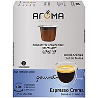 Café Espresso Crema Aroma Selezione Nespresso 10 Cápsulas - imagem 5