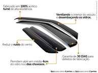Calha de Chuva Ecoflex para Chery New QQ 2015-2020 4 Portas - Proteção e Estilo - imagem 4