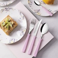 Faqueiro Tramontina New Kolor 24 Peças - Rosa | Design Moderno e Durabilidade - imagem 3