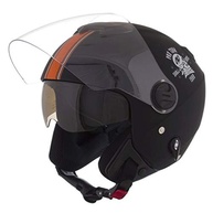 Capacete Aberto Pro Tork New Atomic Skull Riders Preto/Laranja Fosco - Segurança e Estilo para Sua Pilotagem - imagem 3